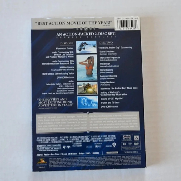 5/$25 Die Another Day 007  DVD - Picture 2 of 4